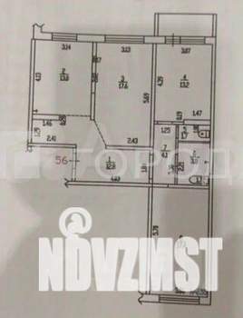 3-к квартира, вторичка, 84м2, 3/16 этаж