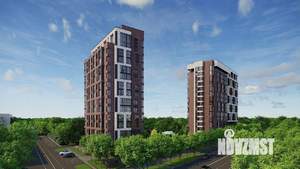 2-к квартира, строящийся дом, 51м2, 13/15 этаж