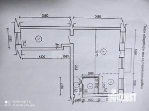2-к квартира, вторичка, 56м2, 2/4 этаж