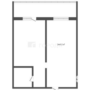2-к квартира, вторичка, 49м2, 10/22 этаж
