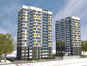 1-к квартира, строящийся дом, 51м2, 18/22 этаж