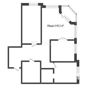 3-к квартира, вторичка, 84м2, 3/15 этаж