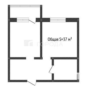 1-к квартира, вторичка, 37м2, 11/13 этаж