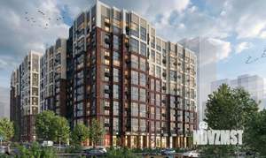 3-к квартира, строящийся дом, 69м2, 3/15 этаж