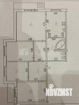 4-к квартира, вторичка, 82м2, 7/10 этаж