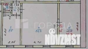 3-к квартира, вторичка, 55м2, 1/2 этаж