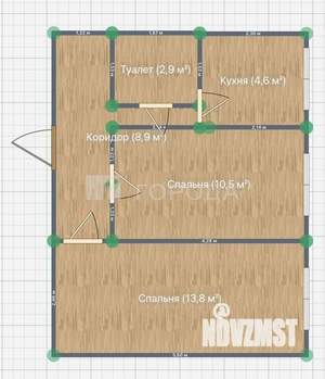 2-к квартира, вторичка, 40м2, 4/9 этаж