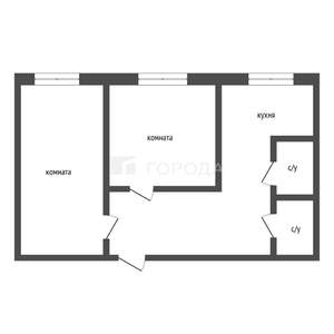 2-к квартира, вторичка, 52м2, 8/9 этаж
