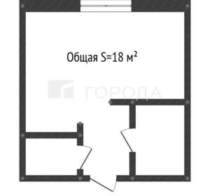 Студия квартира, вторичка, 18м2, 3/4 этаж