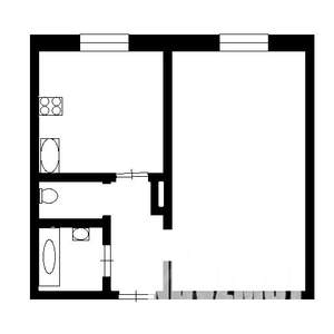 1-к квартира, вторичка, 33м2, 6/11 этаж