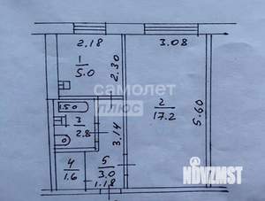 1-к квартира, вторичка, 30м2, 4/9 этаж