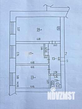 2-к квартира, вторичка, 54м2, 11/16 этаж