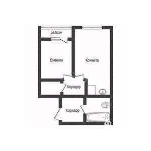 2-к квартира, вторичка, 47м2, 10/16 этаж