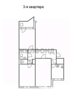 3-к квартира, вторичка, 65м2, 6/9 этаж