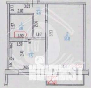 1-к квартира, вторичка, 33м2, 8/10 этаж