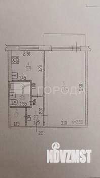 1-к квартира, вторичка, 31м2, 3/5 этаж