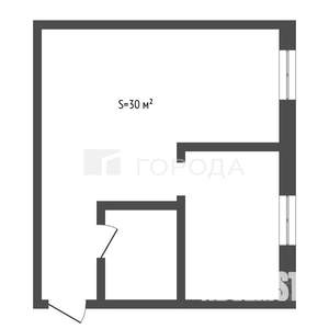 1-к квартира, вторичка, 30м2, 2/4 этаж