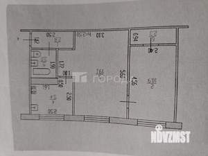 2-к квартира, вторичка, 44м2, 1/5 этаж
