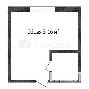 1-к квартира, вторичка, 25м2, 1/9 этаж
