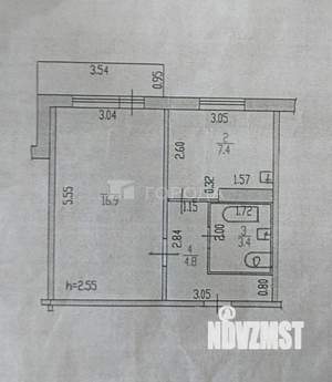 1-к квартира, вторичка, 33м2, 6/10 этаж