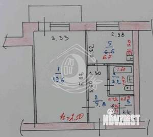1-к квартира, вторичка, 37м2, 8/9 этаж