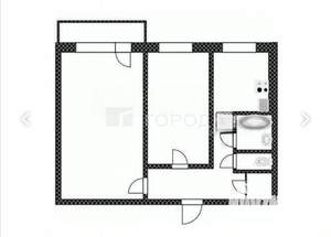 2-к квартира, вторичка, 44м2, 5/5 этаж