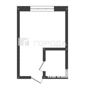Студия квартира, вторичка, 12м2, 2/4 этаж