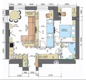 3-к квартира, вторичка, 62м2, 8/12 этаж