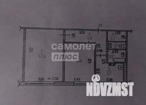 2-к квартира, вторичка, 44м2, 1/5 этаж
