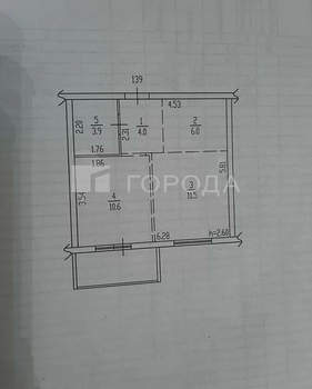 2-к квартира, вторичка, 37м2, 16/16 этаж