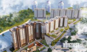 2-к квартира, строящийся дом, 58м2, 3/23 этаж