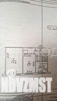 2-к квартира, вторичка, 42м2, 1/5 этаж