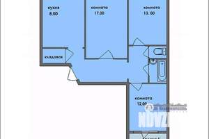 3-к квартира, вторичка, 67м2, 2/10 этаж