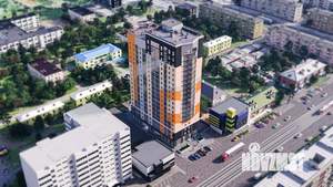 2-к квартира, строящийся дом, 55м2, 18/20 этаж