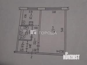 1-к квартира, вторичка, 30м2, 1/5 этаж