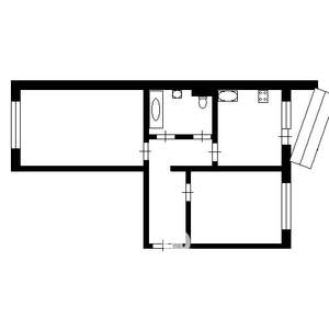 2-к квартира, вторичка, 57м2, 8/10 этаж