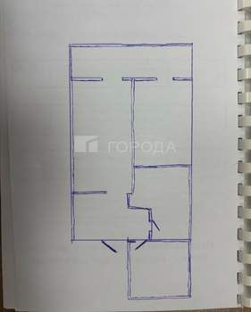 2-к квартира, вторичка, 58м2, 1/5 этаж