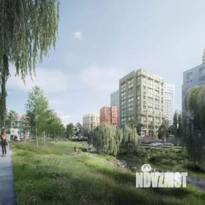 3-к квартира, строящийся дом, 55м2, 19/24 этаж