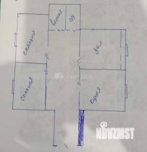 3-к квартира, вторичка, 74м2, 9/10 этаж