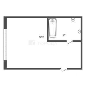 Студия квартира, вторичка, 26м2, 2/6 этаж