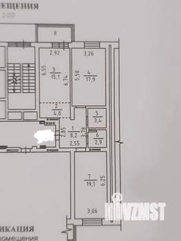 3-к квартира, вторичка, 72м2, 7/16 этаж