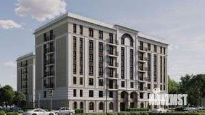 1-к квартира, строящийся дом, 46м2, 6/7 этаж