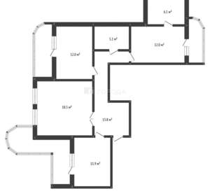 3-к квартира, вторичка, 96м2, 3/10 этаж