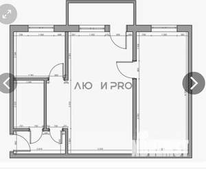 2-к квартира, вторичка, 45м2, 4/4 этаж