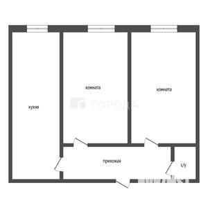2-к квартира, вторичка, 47м2, 1/10 этаж