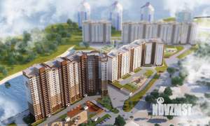 2-к квартира, строящийся дом, 57м2, 7/23 этаж