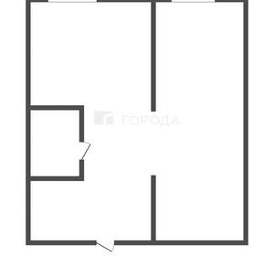 1-к квартира, вторичка, 34м2, 1/2 этаж