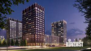 2-к квартира, строящийся дом, 60м2, 12/16 этаж