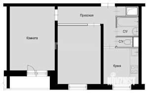 2-к квартира, вторичка, 49м2, 2/9 этаж