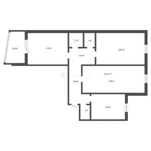 3-к квартира, вторичка, 67м2, 2/11 этаж